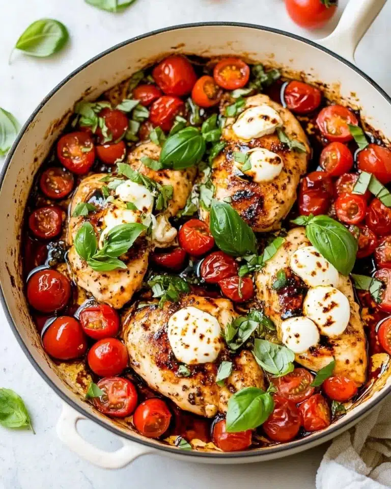Chicken Caprese Skillet Recipe
