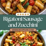 Rigatoni with Sausage, Tomatoes, and Zucchini Recipe
