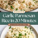 Garlic Parmesan Rice Recipe