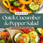 Cucumber and Sweet Pepper Salad Recipe