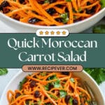 Moroccan Carrot Salad Recipe