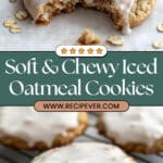Iced Oatmeal Cookies Recipe
