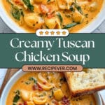 Creamy Tuscan Chicken Soup Recipe