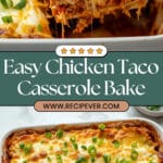 Healthy Chicken Taco Casserole Recipe