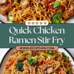 Savory Chicken Ramen Stir Fry Recipe
