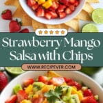 Strawberry Mango Salsa with Cinnamon-Sugar Tortilla Chips Recipe