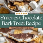 S’mores Chocolate Bark Recipe