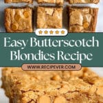 Awesome Butterscotch Blondies Recipe