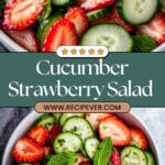 Cucumber Strawberry Salad Recipe