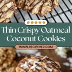 Thin Crispy Oatmeal Cookies Recipe