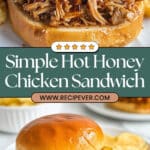 Slow Cooker Hot Honey Chicken Sandwiches Recipe