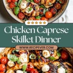 Chicken Caprese Skillet Recipe