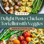 Pesto Chicken Tortellini and Veggies Recipe