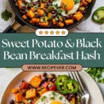 Sweet Potato Breakfast Hash with Black Beans Recipe