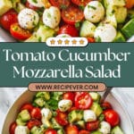 Tomato Cucumber Mozzarella Salad Recipe