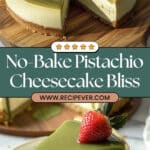 No Bake Pistachio Cheesecake Recipe