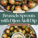 Crispy Brussel Sprouts With Dijon Aioli Recipe
