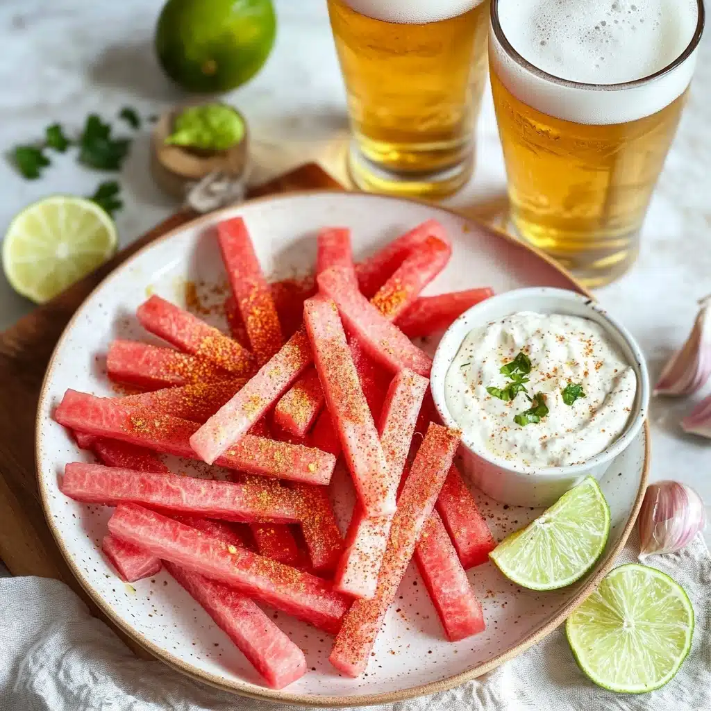 Watermelon Fries with Coconut Lime Dip Recipe - Recipe Image
