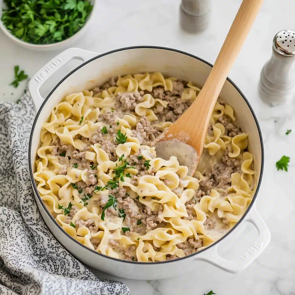 30-Minute Ground Beef Stroganoff Recipe - Recipe Image