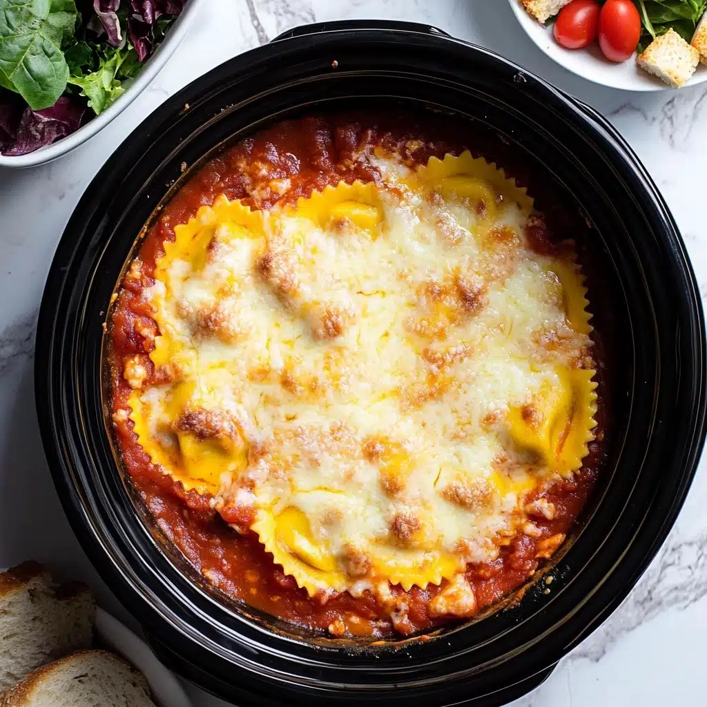 Slow Cooker Ravioli Lasagna Recipe - Recipe Image
