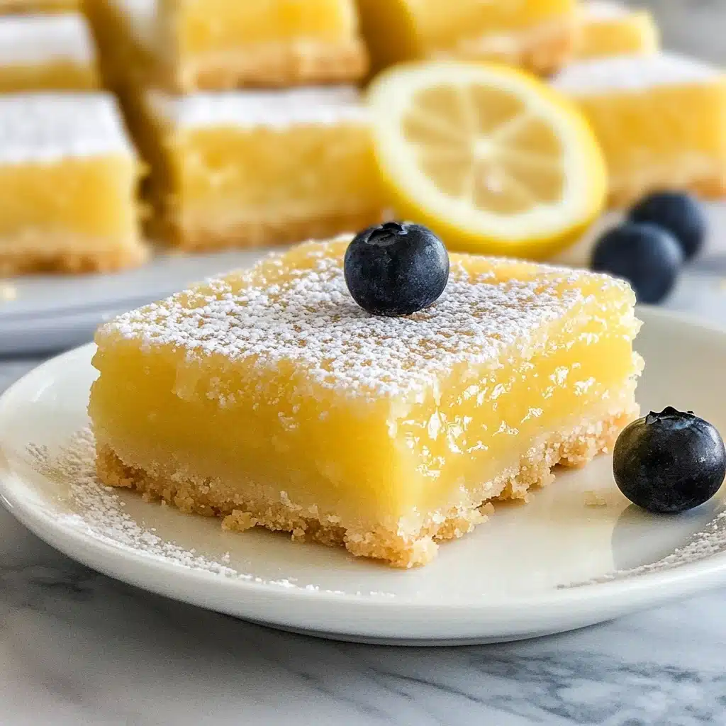 Easy Gluten Free Lemon Bars Recipe - Recipe Image