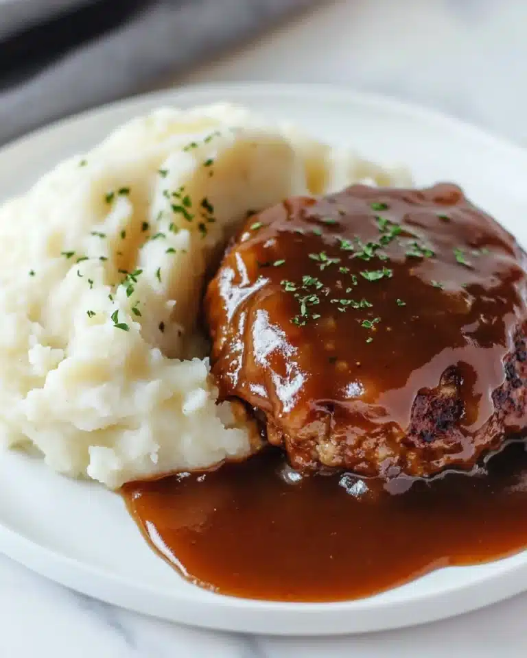 Easy Salisbury Steak Recipe