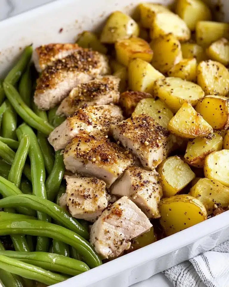 Italian Chicken Green Bean Bake Recipe