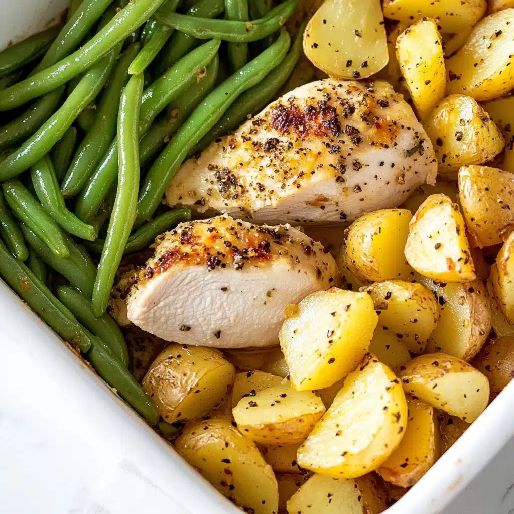 Italian Chicken Green Bean Bake Recipe - Recipe Image