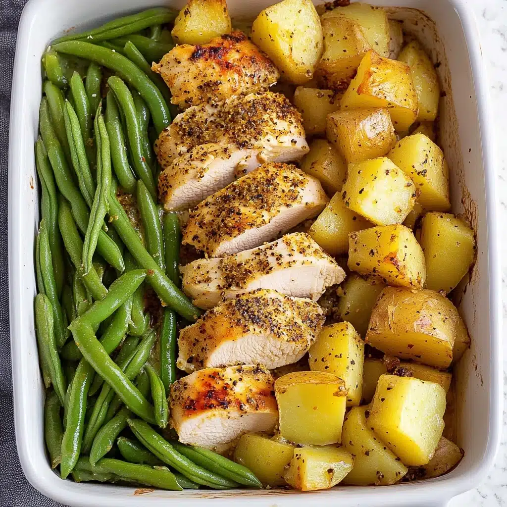 Italian Chicken Green Bean Bake Recipe - Recipe Image