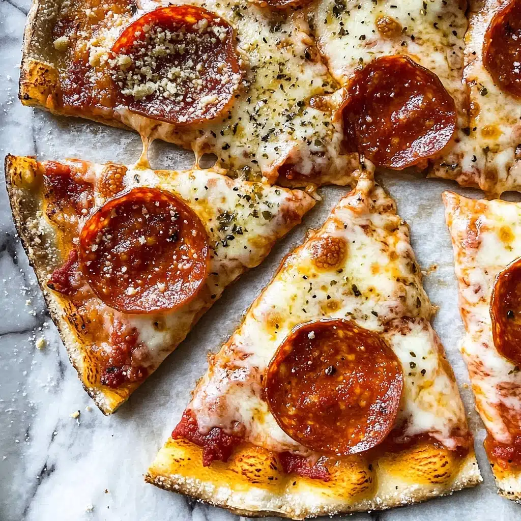 Easy 5 Minute Air Fryer Tortilla Pizza Recipe - Recipe Image