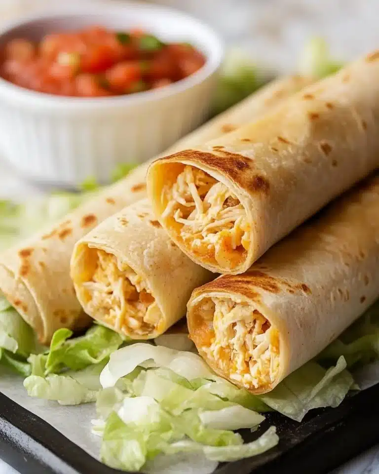 Easy Gluten-Free Chicken Taquitos Recipe