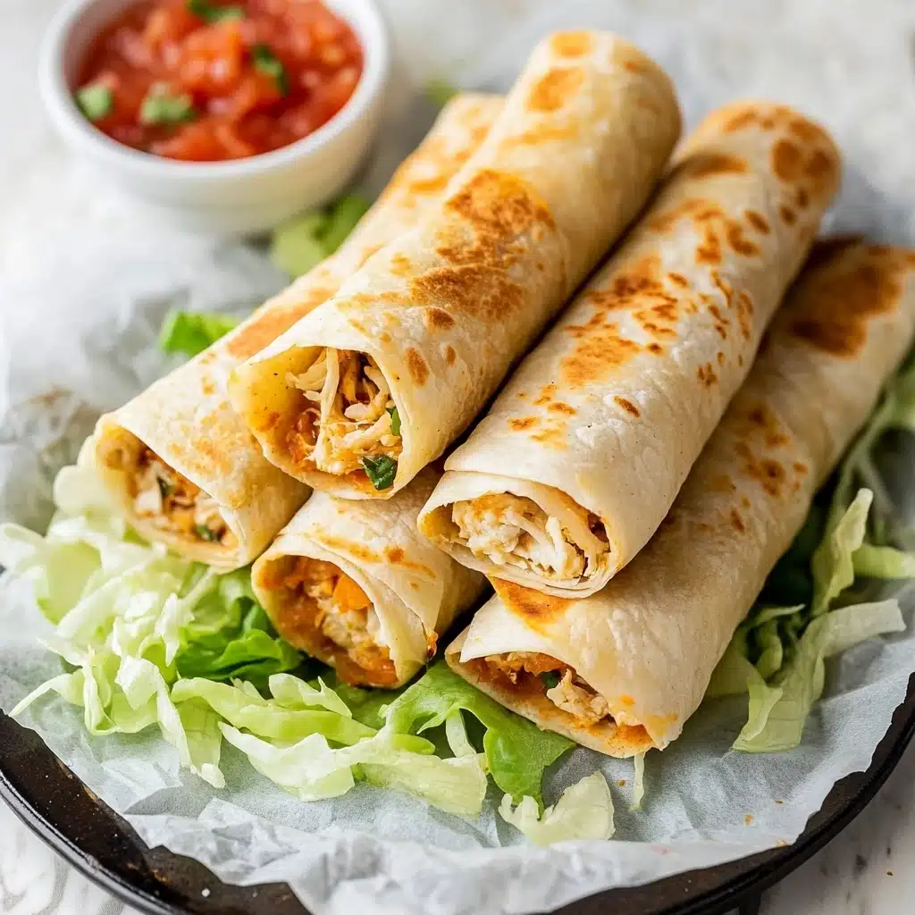 Easy Gluten-Free Chicken Taquitos Recipe - Recipe Image