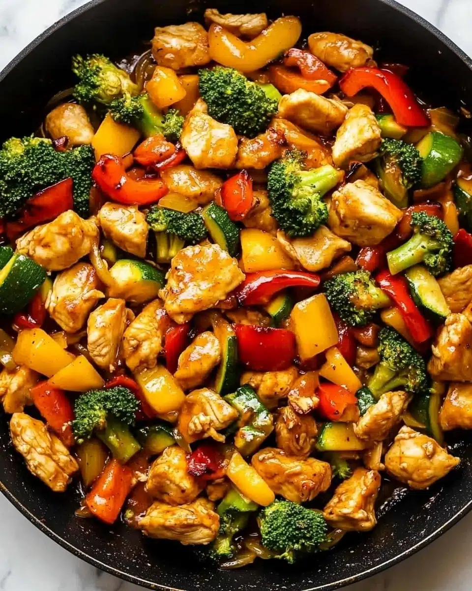 Chicken and Vegetables Skillet Recipe
