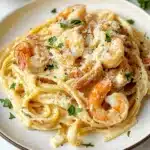 Creamy Garlic Shrimp Pasta Recipe
