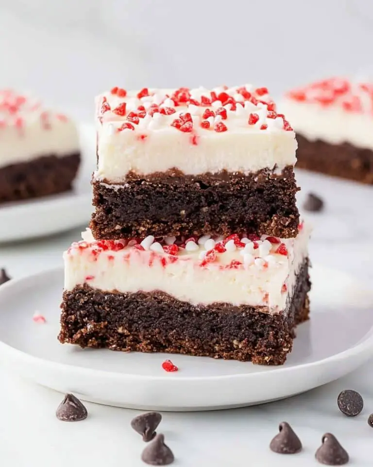 Peppermint Bark Brownies Recipe