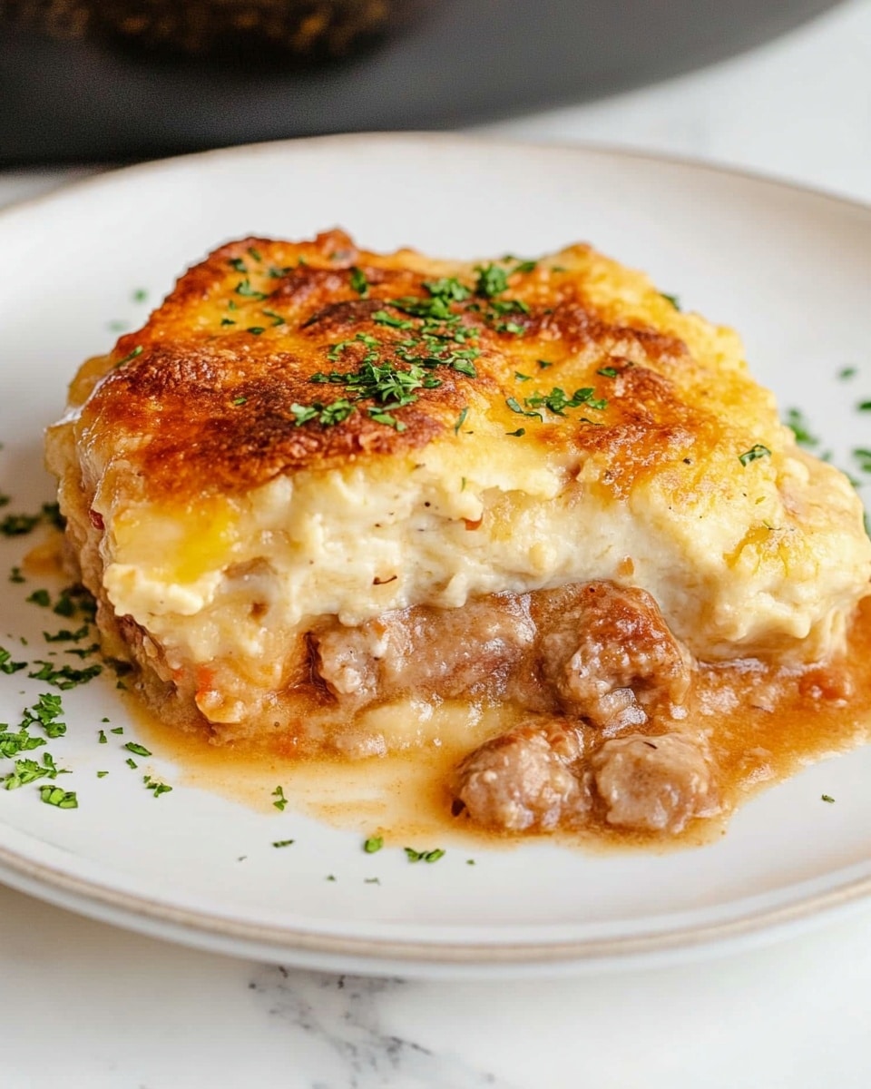 Cheddar Bay Ground Beef Cobbler Recipe - Recipe Image