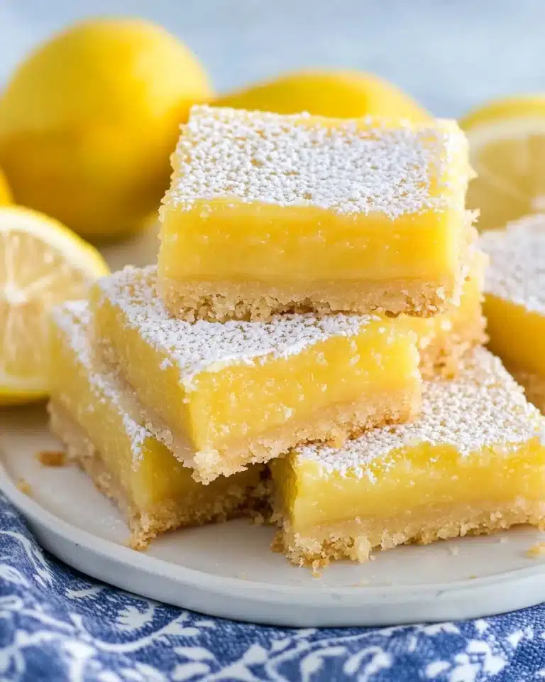 Easy Gluten Free Lemon Bars Recipe