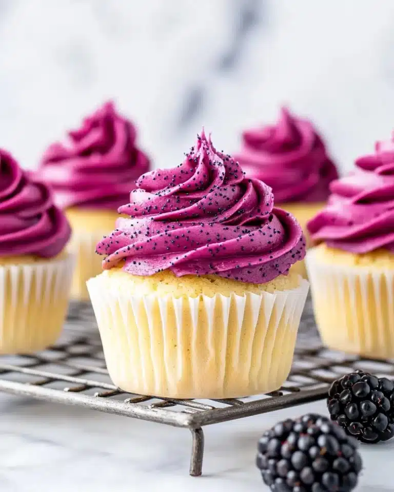 Lemon Poppy Seed Cupcakes Recipe
