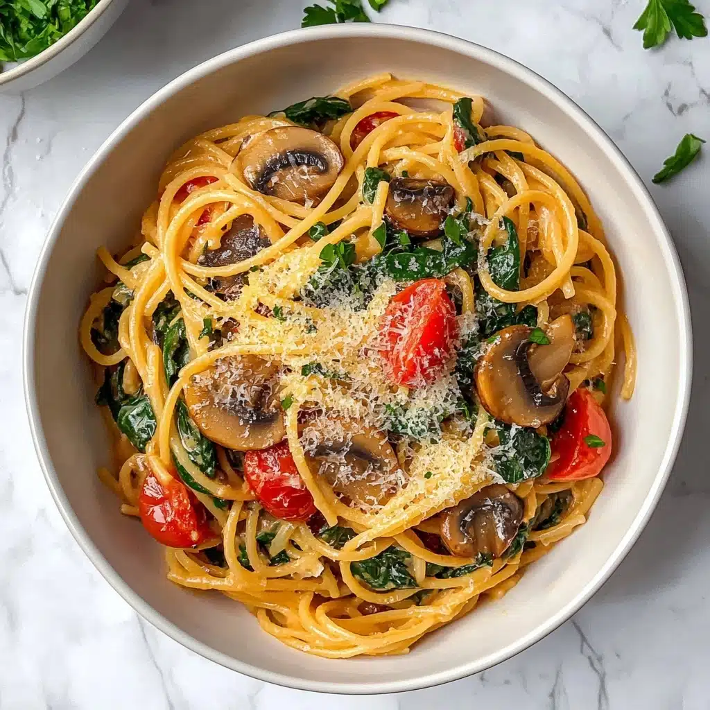 One-Pot Vegetarian Spaghetti Recipe - Recipe Image