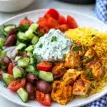 Instant Pot Chicken Souvlaki Rice Recipe