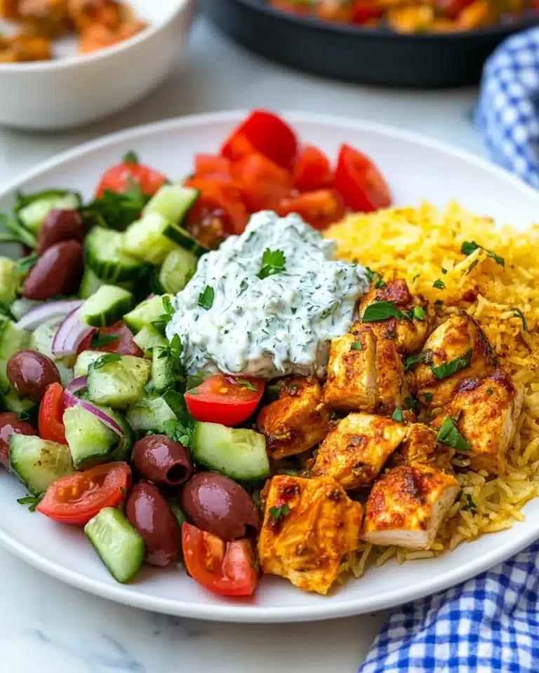 Instant Pot Chicken Souvlaki Rice Recipe
