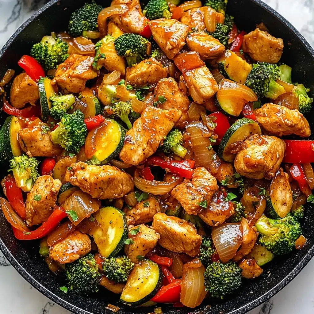 Chicken and Vegetables Skillet Recipe - Recipe Image