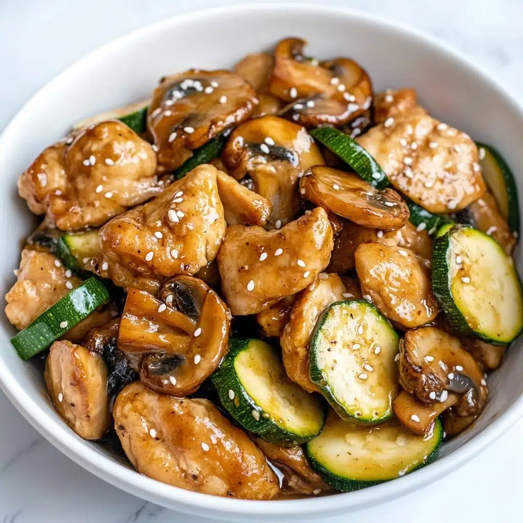 Panda Express Mushroom Chicken Copycat Recipe - Recipe Image