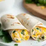Cheesy Garlic Chicken Wraps Recipe