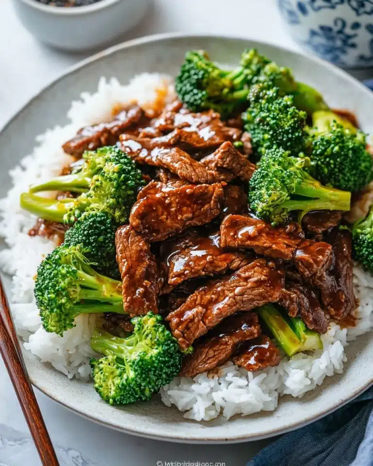 Chinese Beef and Broccoli Recipe