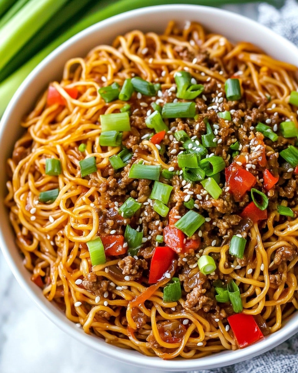Slow Cooker Beef Ramen Recipe - Recipe Image