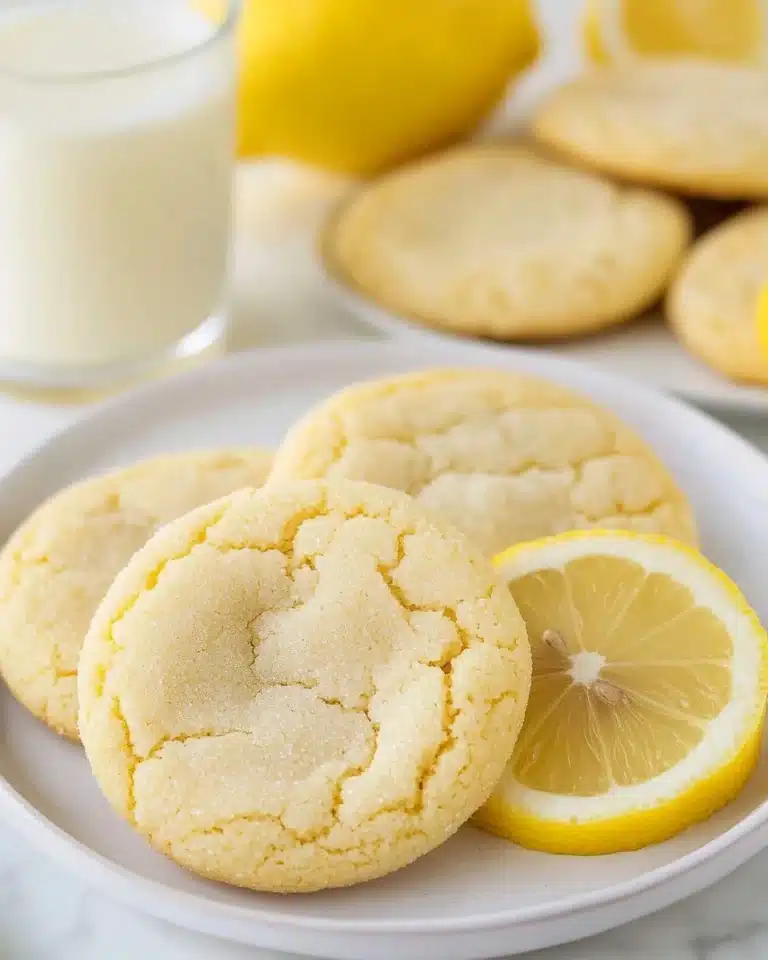 Lemon Sugar Cookies Recipe