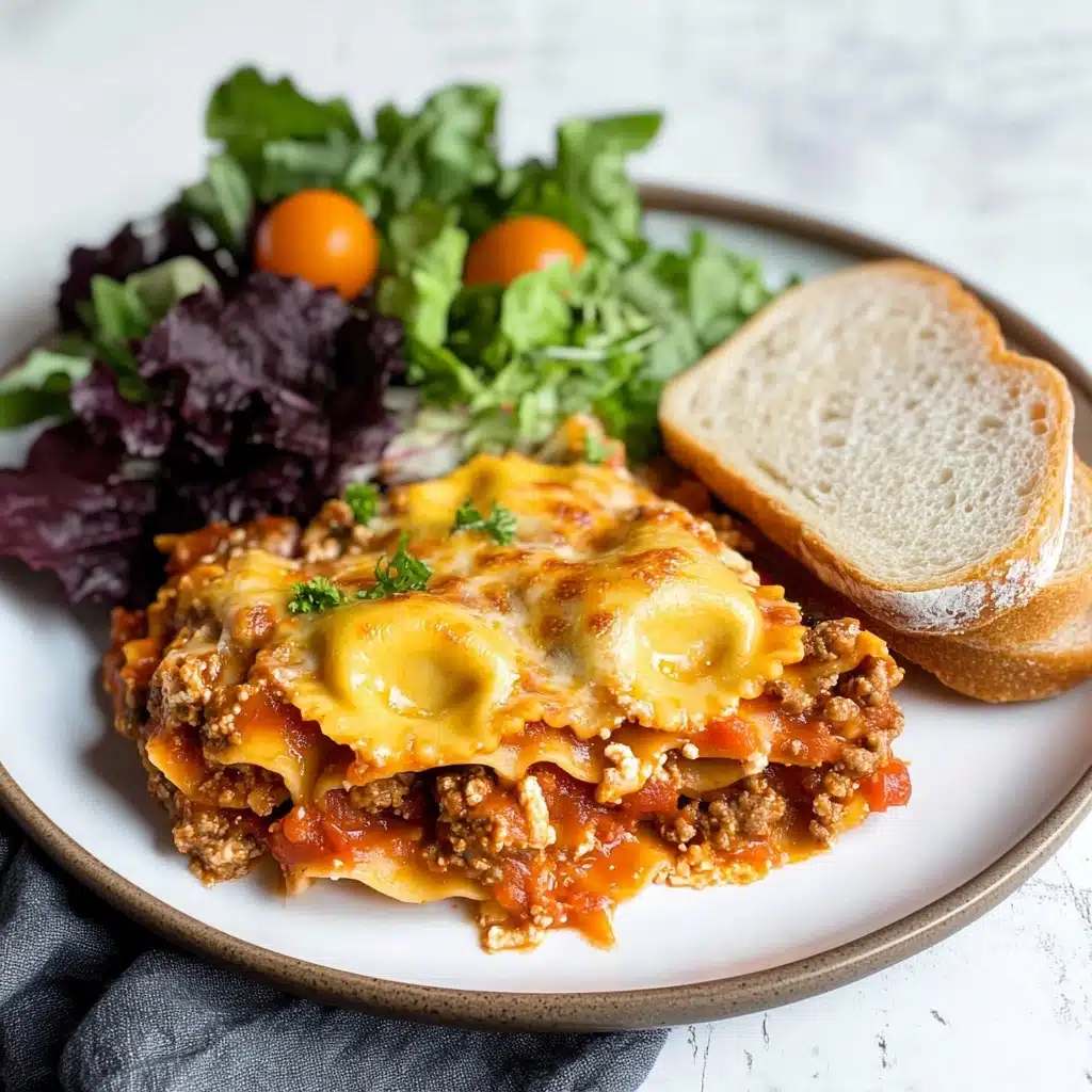 Slow Cooker Ravioli Lasagna Recipe - Recipe Image