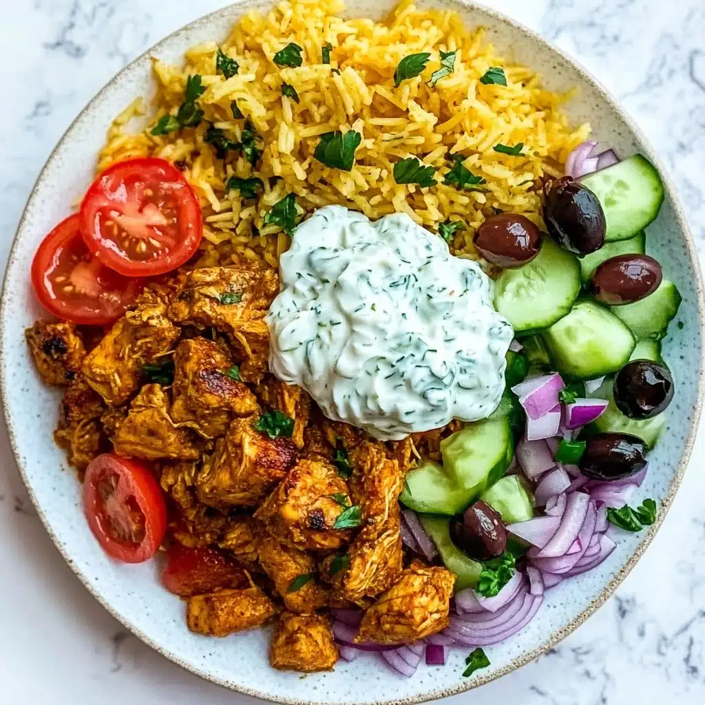Instant Pot Chicken Souvlaki Rice Recipe - Recipe Image