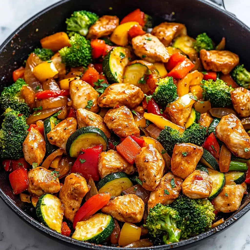 Chicken and Vegetables Skillet Recipe - Recipe Image